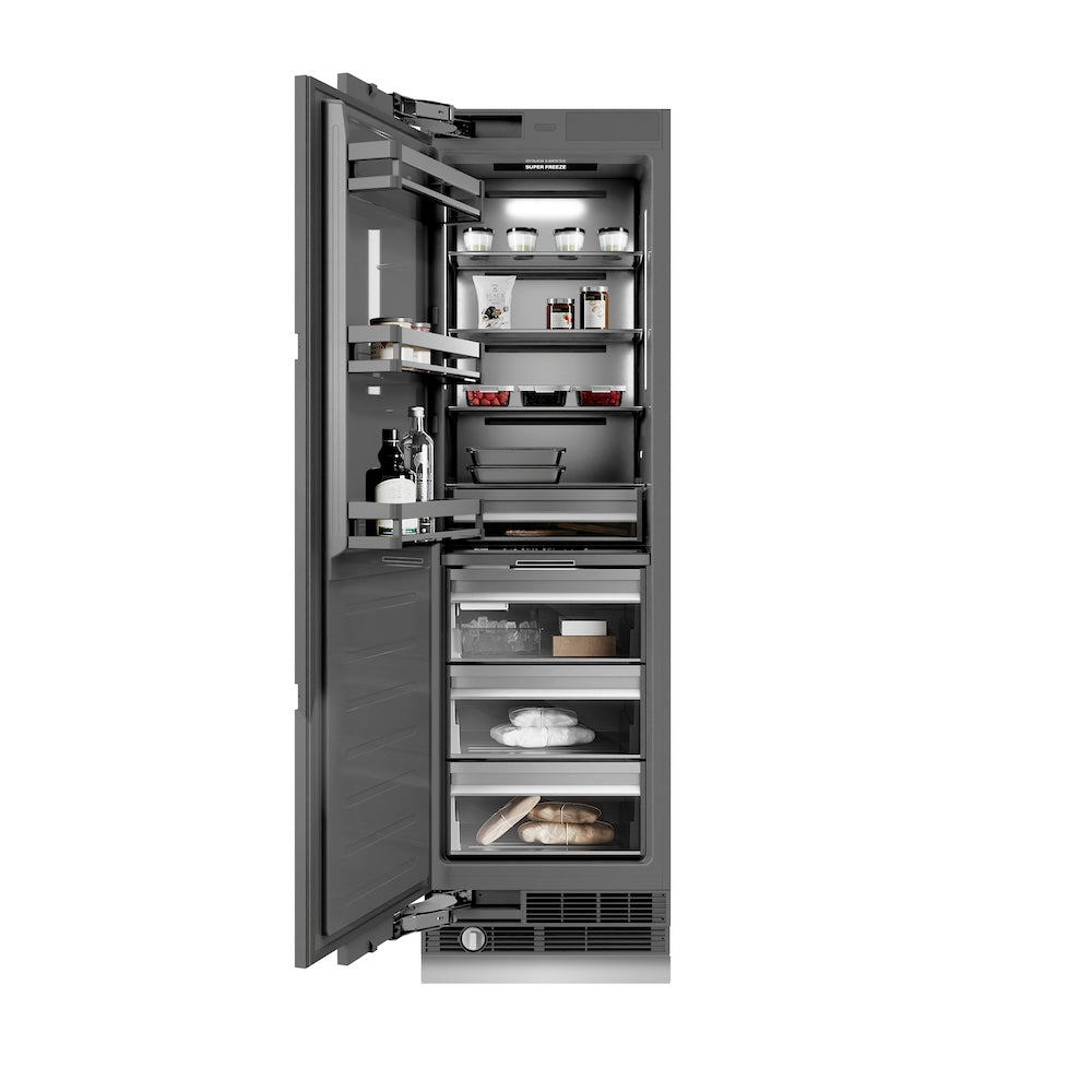 Autograph Edition 24 in. 12.4 cu. ft. Panel Ready Column Freezer with Graphite Gray Interior and Polished Gold Accents - (RBCFVZ24G) -