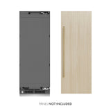 ZLINE Autograph Edition 30 in. 16.7 cu. ft. Panel Ready Column Refrigerator with Graphite Gray Interior and Champagne Bronze Accents (RBCRVZ-30-CB) - (RBCRVZ30CB) -