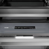 ZLINE Autograph Edition 30 in. 16.7 cu. ft. Panel Ready Column Refrigerator with Graphite Gray Interior and Champagne Bronze Accents (RBCRVZ-30-CB) - (RBCRVZ30CB) -