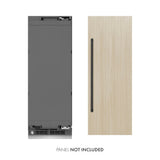 ZLINE Autograph Edition 30 in. 16.7 cu. ft. Panel Ready Column Refrigerator with Graphite Gray Interior and Matte Black Accents (RBCRVZ-30-MB) - (RBCRVZ30MB) -