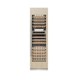 ZLINE 24 in. 12.4 cu. ft. Triple Zone 100 Bottle Panel Ready Column Wine Cooler (RBCWV-24) - (RBCWV24) -