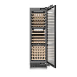ZLINE 24 in. 12.4 cu. ft. Triple Zone 100 Bottle Panel Ready Column Wine Cooler (RBCWV-24) - (RBCWV24) -