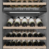 ZLINE 24 in. 12.4 cu. ft. Triple Zone 100 Bottle Panel Ready Column Wine Cooler (RBCWV-24) - (RBCWV24) -