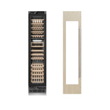 ZLINE 18 in. 9.0 cu. ft. Triple Zone 68 Bottle Panel Ready Left Hinge Column Wine Cooler (RBCWVL-18) - (RBCWVL18) -