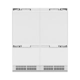 ZLINE 72 in. 39.6 cu. ft. Panel Ready French Door Built-In Bottom Freezer Refrigerator with Water Dispensers and Ice Makers (RBIT-72) - (RBIT72) -