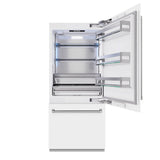 36 in. 19.8 cu. ft. Built-In Bottom Freezer Refrigerator with Water Dispenser and Ice Maker - (RBITWM36) -