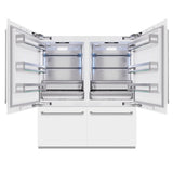 72 in. 39.6 cu. ft. French Door Built-In Bottom Freezer Refrigerator with Water Dispensers and Ice Makers - (RBITWM72) -