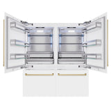 Autograph Edition 72 in. 39.6 cu. ft. French Door Built-In Bottom Freezer Refrigerator with Water Dispensers and Ice Makers - (RBITZWM72CB) -