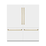 Autograph Edition 72 in. 39.6 cu. ft. French Door Built-In Bottom Freezer Refrigerator with Water Dispensers and Ice Makers - (RBITZWM72G) -