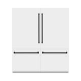 Autograph Edition 72 in. 39.6 cu. ft. French Door Built-In Bottom Freezer Refrigerator with Water Dispensers and Ice Makers - (RBITZWM72MB) -