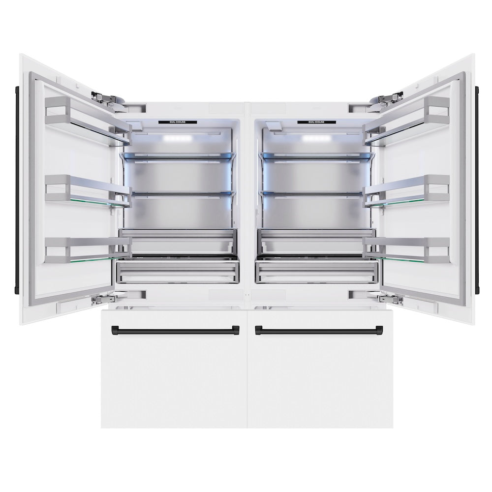 Autograph Edition 72 in. 39.6 cu. ft. French Door Built-In Bottom Freezer Refrigerator with Water Dispensers and Ice Makers - (RBITZWM72MB) -