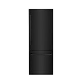 30"16.1 cu. ft. Built-In 2-Door Bottom Freezer Refrigerator with Internal Water and Ice Dispenser in Black Stainless Steel - (RBIVBS30) -