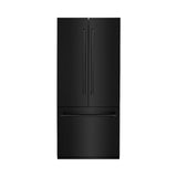 36"19.6 cu. ft. Built-In 3-Door French Door Freezer Refrigerator with Internal Water and Ice Dispenser in Black Stainless Steel - (RBIVBS36) -
