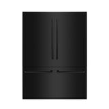 60"32.2 cu. ft. Built-In 4-Door French Door Refrigerator with Internal Water and Ice Dispenser in Black Stainless Steel - (RBIVBS60) -