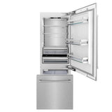 30"16.1 cu. ft. Built-In 2-Door Bottom Freezer Refrigerator with Internal Water and Ice Dispenser in Fingerprint Resistant Stainless Steel - (RBIVSN30) -