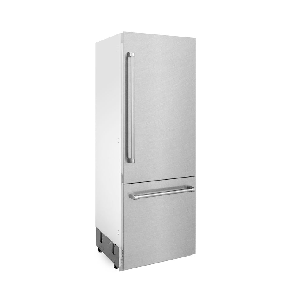 30"16.1 cu. ft. Built-In 2-Door Bottom Freezer Refrigerator with Internal Water and Ice Dispenser in Fingerprint Resistant Stainless Steel - (RBIVSN30) -