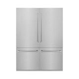 60"32.2 cu. ft. Built-In 4-Door French Door Freezer Refrigerator with Internal Water and Ice Dispenser in Fingerprint Resistant Stainless Steel - (RBIVSN60) -