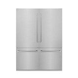 60"32.2 cu. ft. Built-In 4-Door French Door Freezer Refrigerator with Internal Water and Ice Dispenser in Fingerprint Resistant Stainless Steel - (RBIVSN60) -
