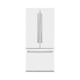 RBIVWM36- Zline 36 in. 3-Door French Door Refrigerator with Internal Ice & Water Dispenser with White Matte Panels - (RBIVWM36)