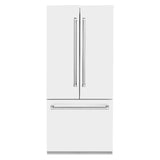 RBIVWM36- Zline 36 in. 3-Door French Door Refrigerator with Internal Ice & Water Dispenser with White Matte Panels - (RBIVWM36)
