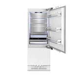 ZLINE Autograph Edition 30 in. 16.1 cu. ft. Panel Ready Built-In Bottom Freezer Refrigerator with Water Dispenser and Ice Maker with Polished Gold Accents (RBIVZ-30-G) - (RBIVZ30G) -