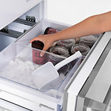 30”Autograph Edition 16.1 cu. ft. Built-in 2-Door Bottom Freezer Refrigerator with Internal Water and Ice Dispenser in Fingerprint Resistant Stainless Steel with Polished Gold Accents - (RBIVZSN30G) -