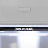 30”Autograph Edition 16.1 cu. ft. Built-in 2-Door Bottom Freezer Refrigerator with Internal Water and Ice Dispenser in White Matte with Matte Black Accents - (RBIVZWM30MB) -