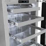 AutographEdition 24 in. Touchstone 151 Can Beverage Fridge With Solid Stainless Steel Door And Champagne Bronze Handle - (RBSOZST24CB) -