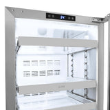 AutographEdition 24 in. Touchstone 151 Can Beverage Fridge With Solid Stainless Steel Door And Polished Gold Handle - (RBSOZST24G) -