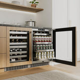 24in. Touchstone 151 Can Beverage Fridge With Panel Ready Glass Door - (RBSPO24) -