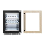 AutographEdition 24 in. Touchstone 151 Can Beverage Fridge With Panel Ready Glass Door And Matte Black Handle - (RBSPOZ24MB) -