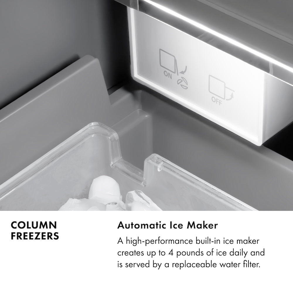 Autograph Edition 18 in. 8.6 cu. ft. Left Hinge Column Freezer - (RCFVLZWM18G) -