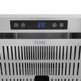 ZLINE Autograph Edition 24 in. Touchstone 168 Can Outdoor-Rated Dual Refrigerator Drawer with Stainless Steel Doors and Polished Gold Handles (RDSOZ-ST-24-G) - (RDSOZST24G) -
