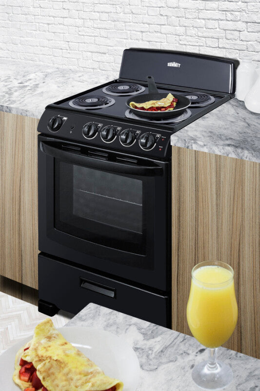 24" Wide Electric Coil Range - (RE2413B)