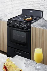 24" Wide Electric Coil Range - (RE2413B)