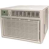 Comfort-Aire REG-183R01 18,000 BTU window air conditioner with electric heat, front view