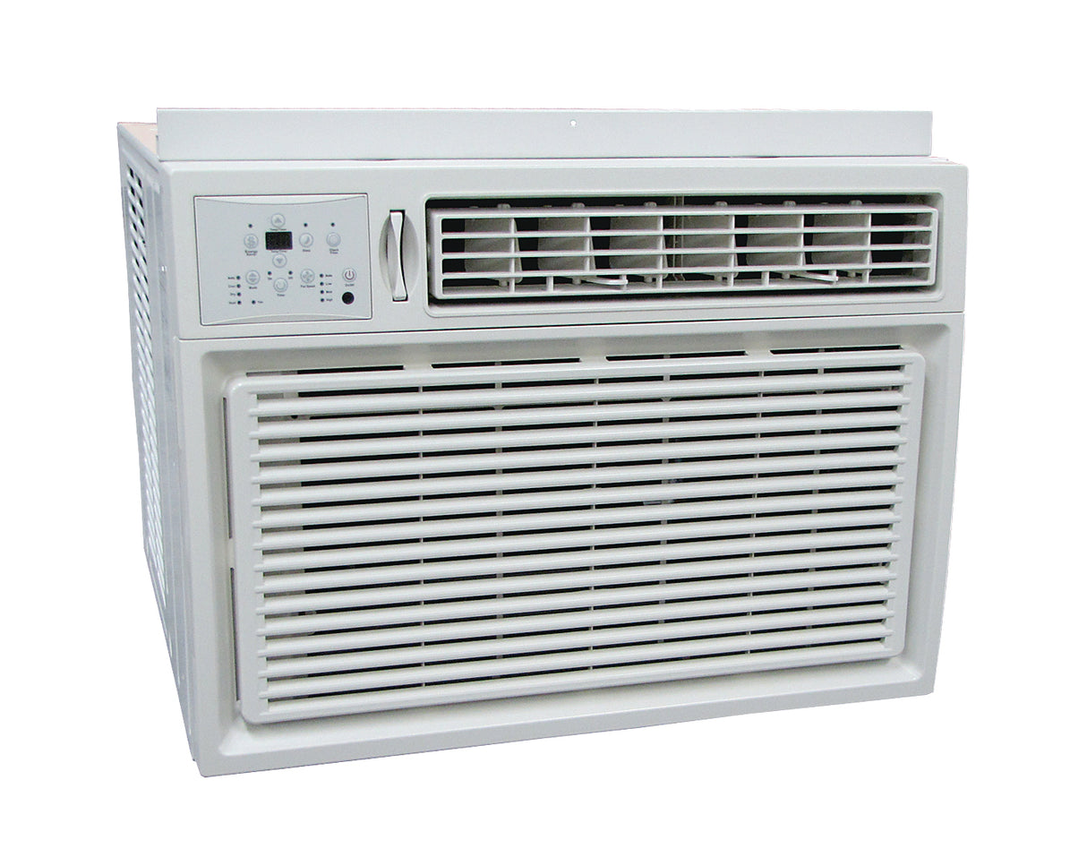 Comfort-Aire REG-243R01 23,200 BTU window air conditioner with electric heat, right-facing view