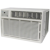 Comfort-Aire REG-81R01 8,000 BTU window air conditioner with electric heat, front view
