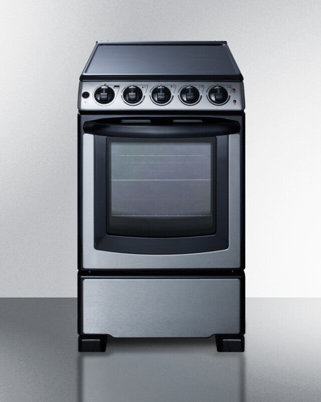 20" Wide Electric Smooth-top Range - (REX2071SSRT)