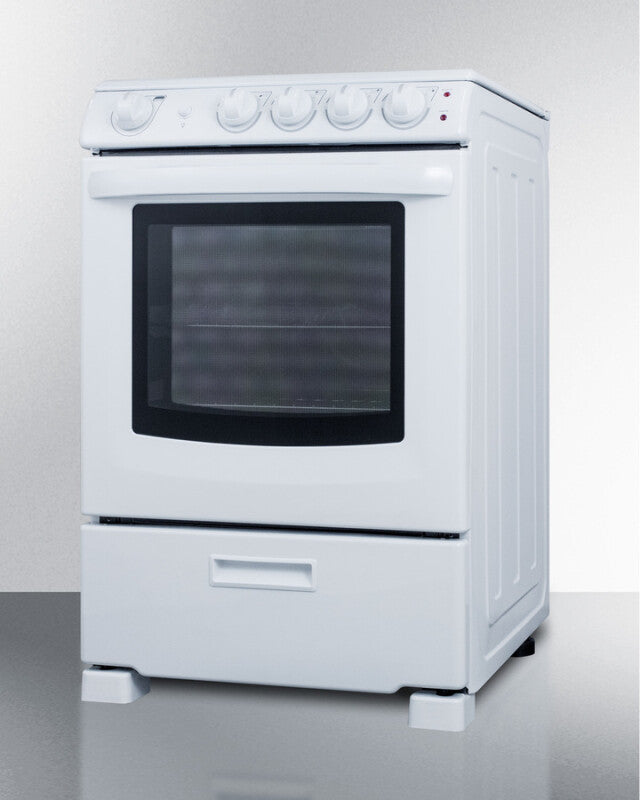 24" Wide Electric Smooth-top Range - (REX2421WRT)