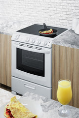 24" Wide Electric Smooth-top Range - (REX2421WRT)