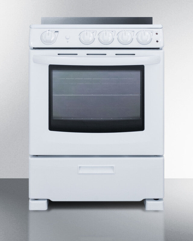 24" Wide Electric Smooth-top Range - (REX2421WRT)