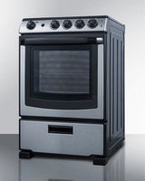 24" Wide Electric Smooth-top Range - (REX2451SSRT)