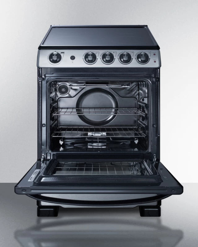 24" Wide Electric Smooth-top Range - (REX2451SSRT)