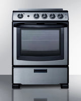 24" Wide Electric Smooth-top Range - (REX2451SSRT)