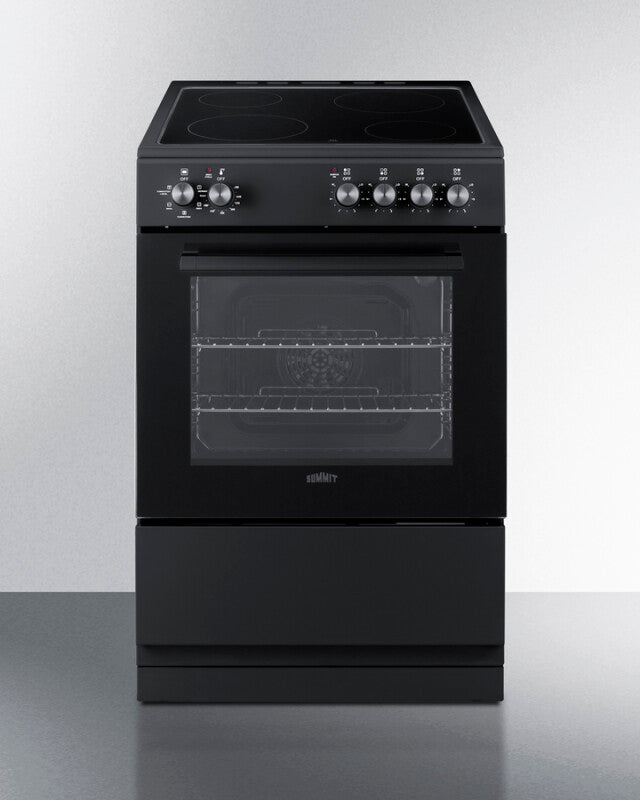 24" Wide Electric Smooth-Top Range - (REXT24BL)