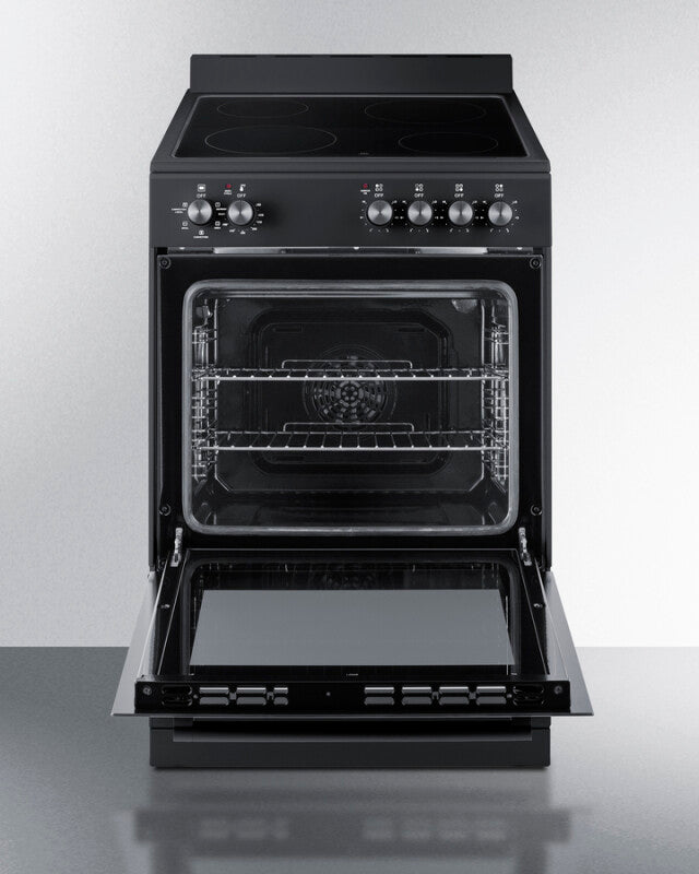 24" Wide Electric Smooth-Top Range - (REXT24BL)