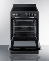 24" Wide Electric Smooth-Top Range - (REXT24BL)