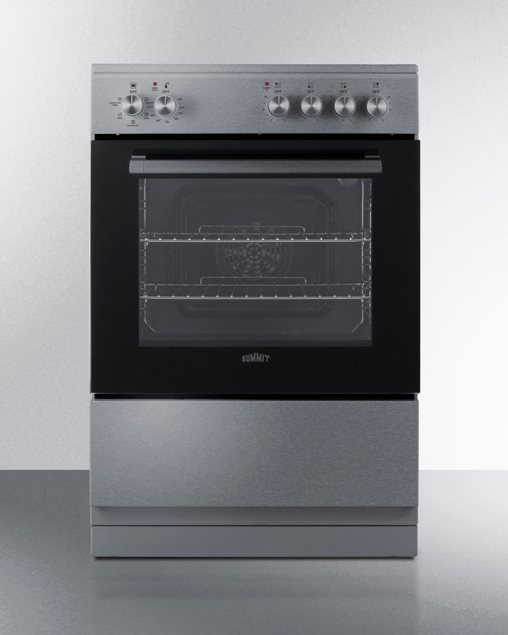 24" Wide Electric Smooth-Top Range - (REXT24SS)
