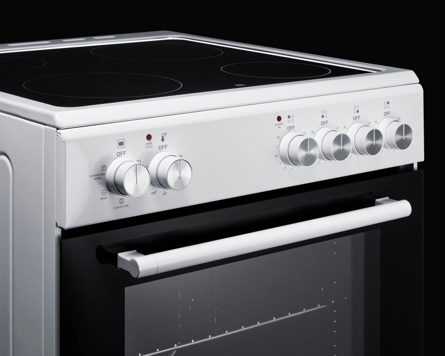 24" Wide Electric Smooth-Top Range - (REXT24W)